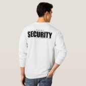 Beveiligingshoes T-shirt (Achterkant volledig)