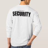 Beveiligingshoes T-shirt (Achterkant)