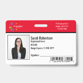 Beveiligingsidentiteitskaart voor werknemers - hor badge
