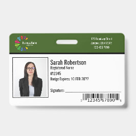 Beveiligingsidentiteitskaart voor werknemers - hor badge