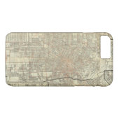 Beveiligingskaart en Straatspoorwegen in Los Angel Case-Mate iPhone Case (Achterkant (Horizontaal))