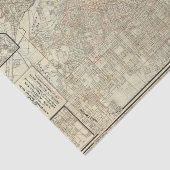 Beveiligingskaart en Straatspoorwegen in Los Angel Tissuepapier (Detail)