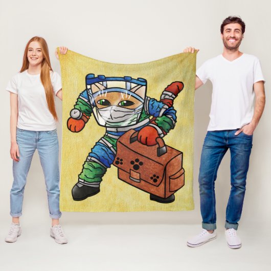 Beveiligingskast voor meldingen blijven fleece deken (In situ)