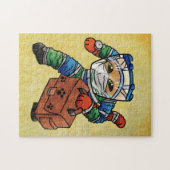 Beveiligingskast voor meldingen blijven legpuzzel (Horizontaal)