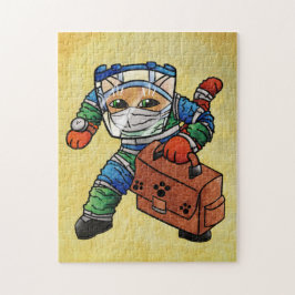 Beveiligingskast voor meldingen blijven legpuzzel