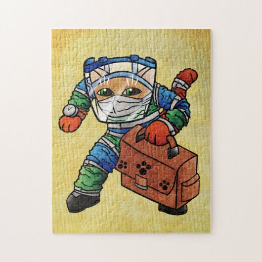 Beveiligingskast voor meldingen blijven legpuzzel (Verticaal)