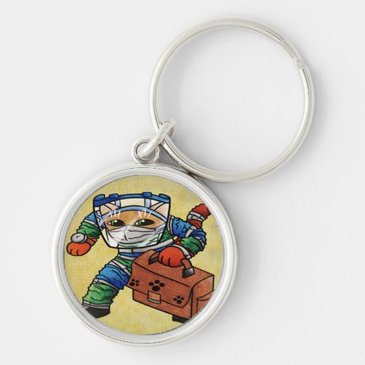 Beveiligingskast voor meldingen blijven sleutelhanger (Voorkant)