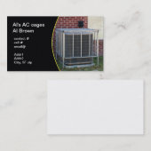 beveiligingskooi voor de buitenkant van de warmtep visitekaartje (Voorkant / Achterkant)