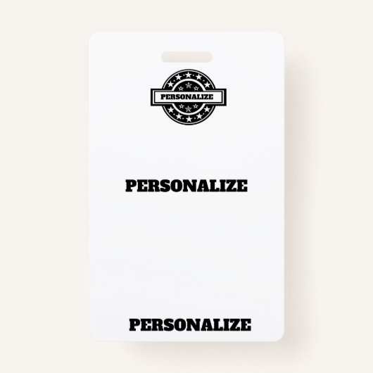 Beveiligingspatroon Badge (Achterkant)