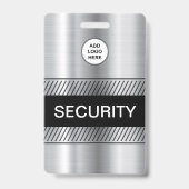 Beveiligingspersoneel Bedrijfslogo Badge (Achterkant)