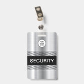 Beveiligingspersoneel Bedrijfslogo Badge (Achterkant met clip)