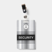 Beveiligingspersoneel Bedrijfslogo Badge (Voorzijde met clip)