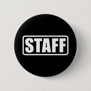 Beveiligingspersoneel evenementen uitrusting ronde button 5,7 cm