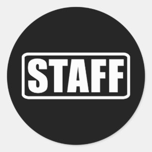 Beveiligingspersoneel evenementen uitrusting ronde sticker