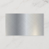 Beveiligingspictogram | Metalen achtergrond Visitekaartje (Achterkant)