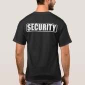 Beveiligingsploeg voor gebeurtenissen - voor en ac t-shirt (Achterkant)