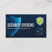 Beveiligingsschild | Netwerkbeveiliging | Code Visitekaartje (Voorkant)