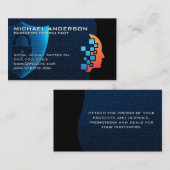 Beveiligingsschildgrafiek | Technische Logo Visitekaartje (Voorkant / Achterkant)