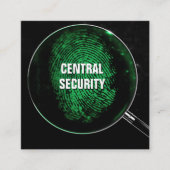 Beveiligingsservices Unieke Visitekaartjes (Voorkant)