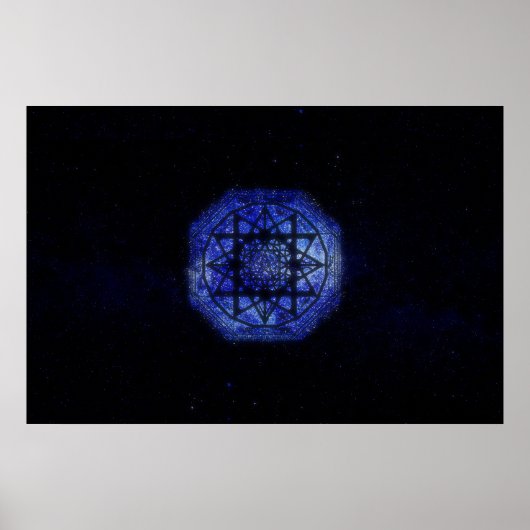 Beveiligingssignaal van de sterren poster (Voorkant)