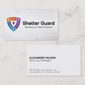 Beveiligingsslot Logo Visitekaartje (Voorkant / Achterkant)