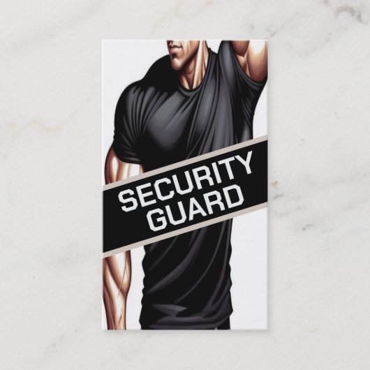 Beveiligingsspier Visitekaartje (Voorkant)