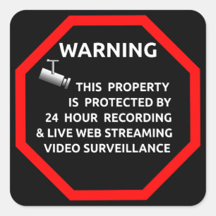 Beveiligingssticker voor Windows Help pesten voork Vierkante Sticker