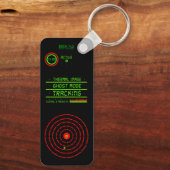 Beveiligingssysteem Militair Pistool Camo Leger Gr Sleutelhanger (Achterkant)