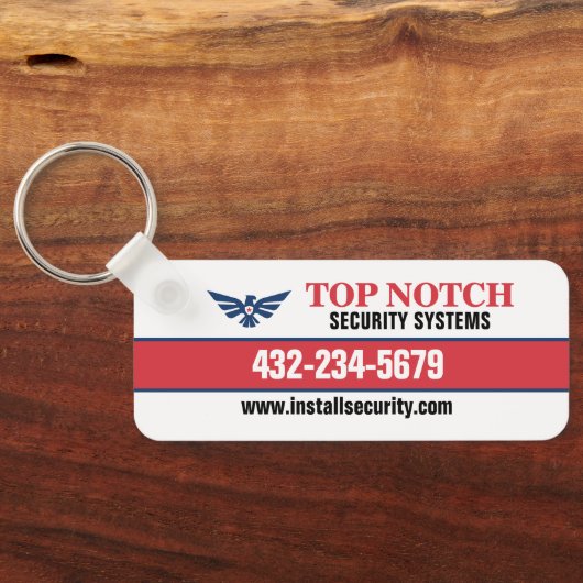 Beveiligingssystemen Sleutelhanger (Achterkant)