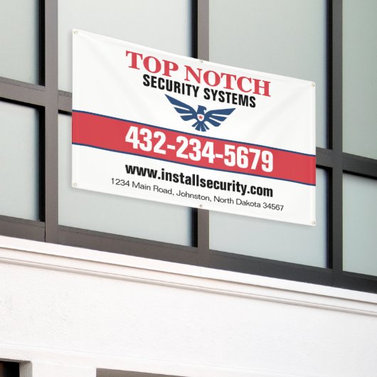 Beveiligingssystemen Spandoek (Buitenkant Gebouw)