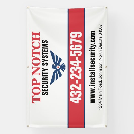 Beveiligingssystemen Spandoek (Verticaal)