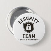 🛡️ Beveiligingsteam Professioneel Personeel 🛡️ Ronde Button 7,6 Cm (Voorkant /achterkant)