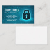 Beveiligingstech System Logo vergrendelen Visitekaartje (Voorkant / Achterkant)