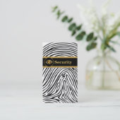 BeveiligingsVisitekaartjes Visitekaartje (Staand voorkant)