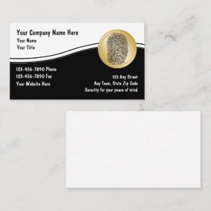 BeveiligingsVisitekaartjes Visitekaartje