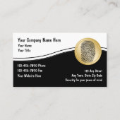 BeveiligingsVisitekaartjes Visitekaartje (Voorkant)