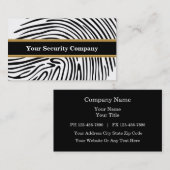BeveiligingsVisitekaartjes Visitekaartje (Voorkant / Achterkant)