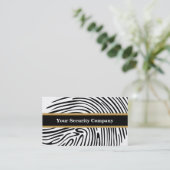 BeveiligingsVisitekaartjes Visitekaartje (Staand voorkant)