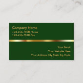 BeveiligingsVisitekaartjes Visitekaartje (Achterkant)