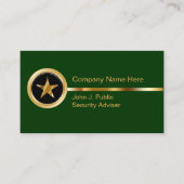 BeveiligingsVisitekaartjes Visitekaartje (Voorkant)