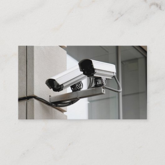 Beveiligingsvisitekaartjes Visitekaartje (Voorkant)