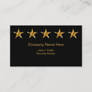 BeveiligingsVisitekaartjes Visitekaartje