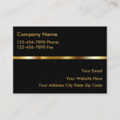 BeveiligingsVisitekaartjes Visitekaartje (Achterkant)