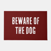 Beveiligingswaarschuwing op een deurmat (Voorkant)