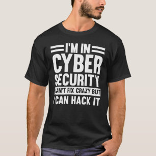Beveiligingswerkers voor cyberbeveiligingsuitrusti t-shirt