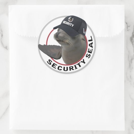 Beveiligingszegel sticker (Tas)