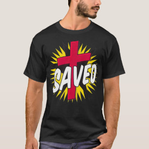 Beveiligt Jezus Christus Bijbelse Christelijke Kru T-shirt