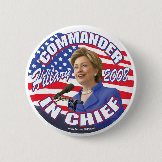 Bevelhebber van de Button van Chief Hillary 2008 