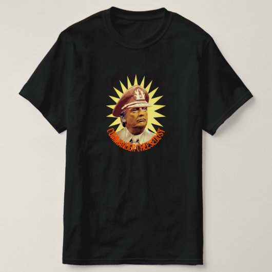 Bevelhebber van de kazen t-shirt (Design voorkant)