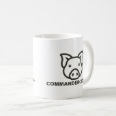 Bevelhebber van de Mok van Cochon Coffee (Voorkant rechts)